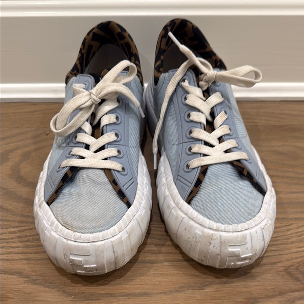 Fendi Denim Sneakers